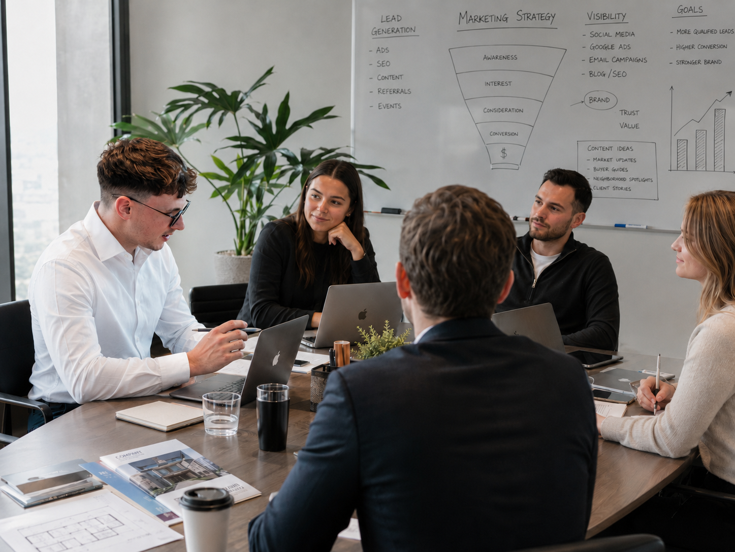 Strategiegespräch im Team